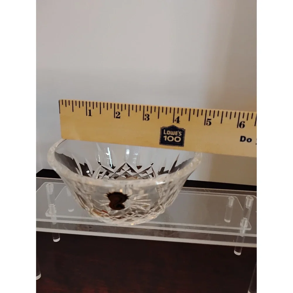 Waterford Crystal Small Nut Candy Bowl Handmade Ireland Cut Glass 4 Inch